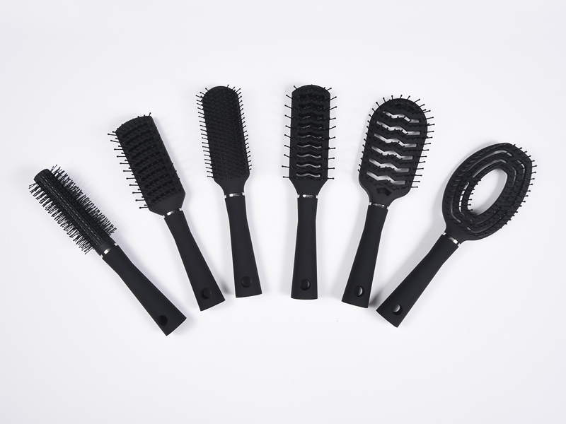 Rubber Coating Cushion Vent Brush ng Buhok