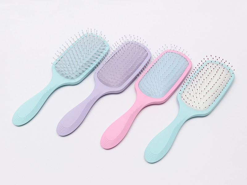 Eco-friendly na Plastic Material Detangling Brush
