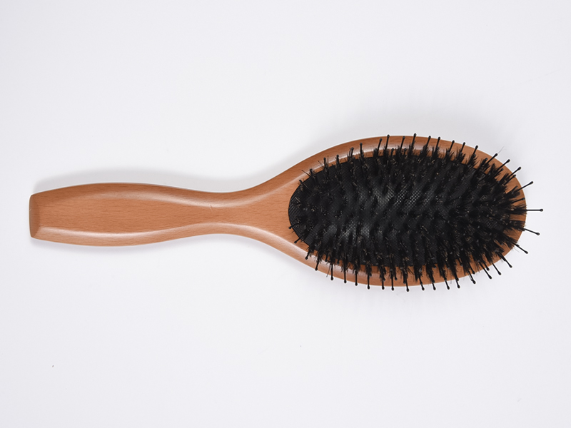 Mixed Wooden Bamboo Paddle Hair Brush