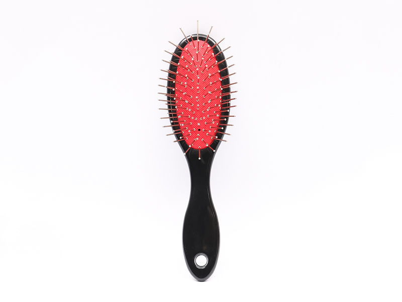 Plastic paddle head massage hairbrush