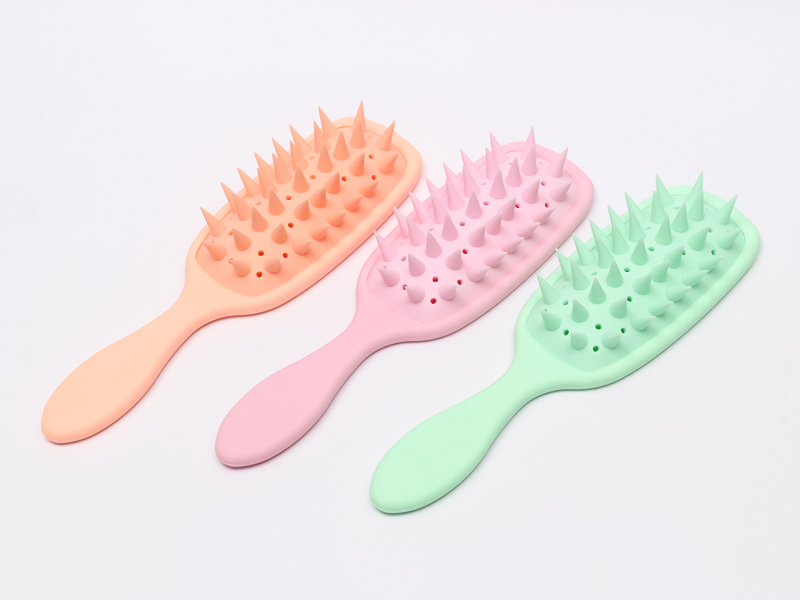 Silicone Head Massage Detangling Brush