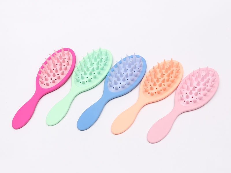 Silicone Head Massage Detangling Brush