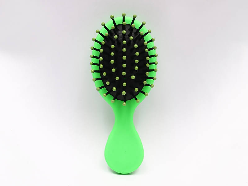 Mini Baby Wig Maliit na Wooden Curved Paddle Hair Brush