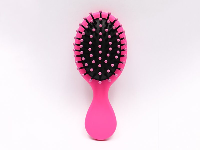 Mini Baby Wig Maliit na Wooden Curved Paddle Hair Brush