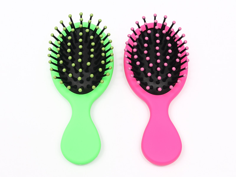 Mini Baby Wig Maliit na Wooden Curved Paddle Hair Brush