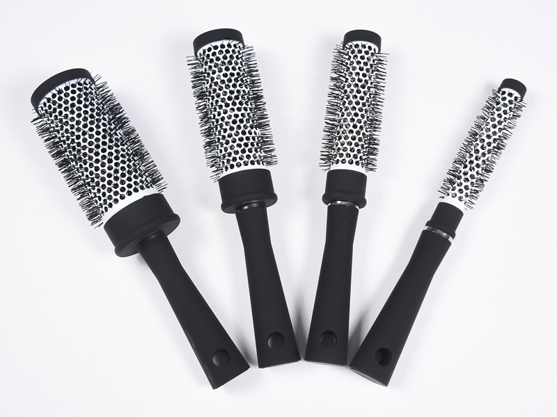 Round Salon Round Thermal Ceramic Aluminum Tube Brush ng Buhok
