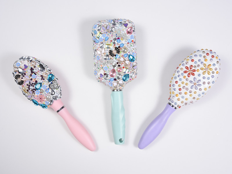 Alahas Bling Oval Detangling Hair Brush