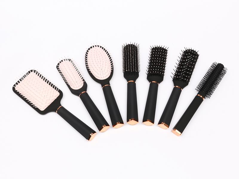 Private Label Straightener Detangling Hair Brush Set
