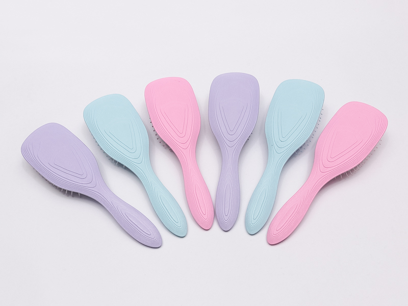 Eco-friendly na Fiber Wheat Straw Detangling Hair Brush