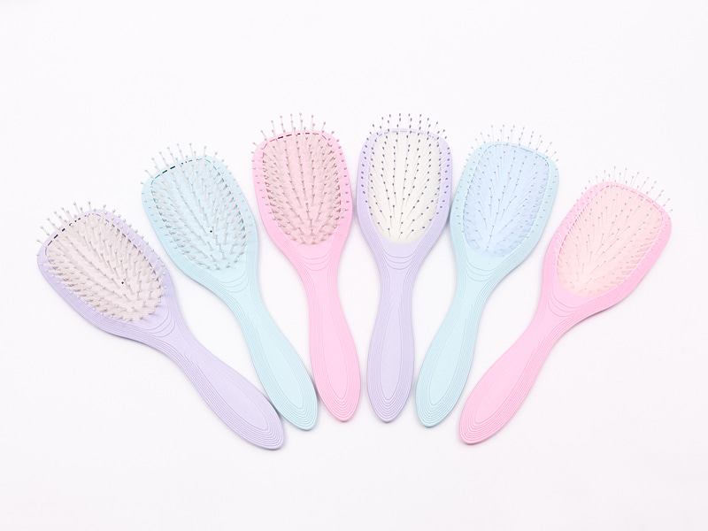 Eco-friendly na Fiber Wheat Straw Detangling Hair Brush