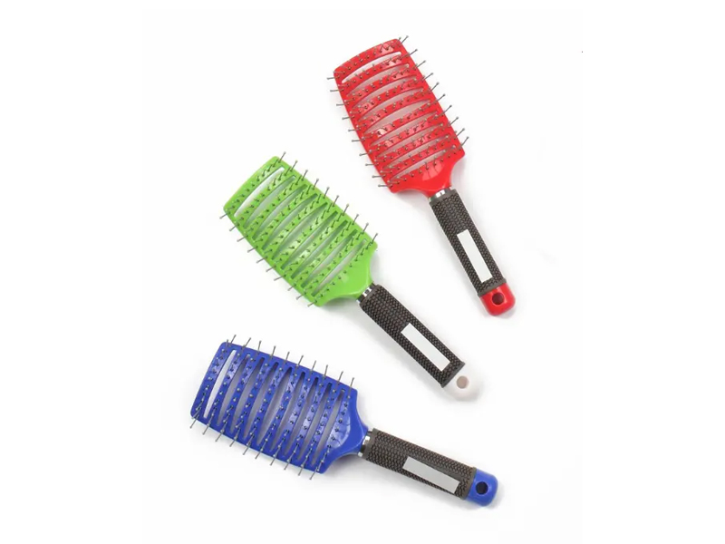 Plastic Scalp Massage Vent Brush ng Buhok