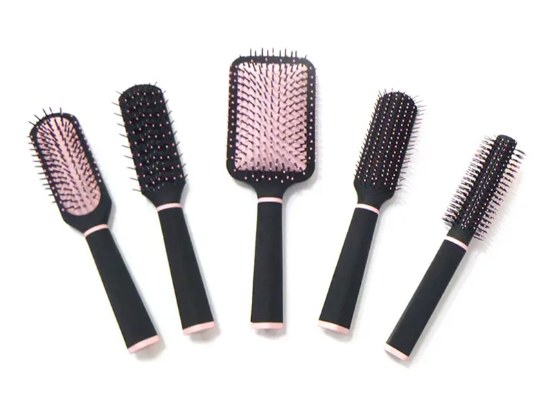 Rotating Blow Dryer Scalp Massage Hair Brush Set