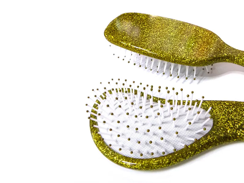 Nakaka-detangling Glitter Cushion Hair Brush