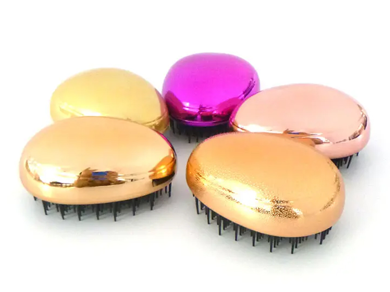 Mini Egg Shaped Travel Detangling Hair Brush