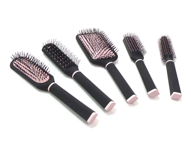 Rotating Blow Dryer Scalp Massage Hair Brush Set