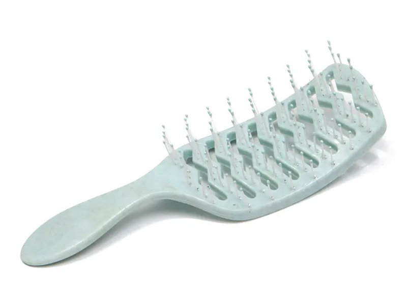 Color Massage Curved Detangling Hair Brush