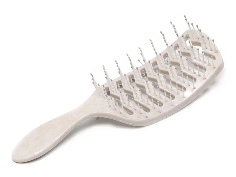 Color Massage Curved Detangling Hair Brush