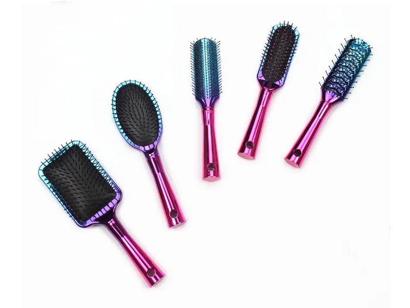 Iba't ibang Fancy Plastic Hair Brush Set