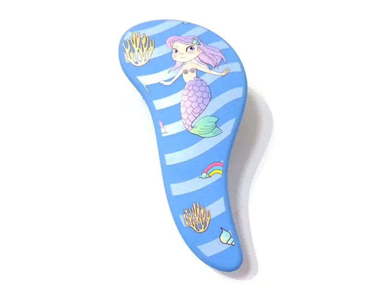 Makukulay na Plastic Vent Waves Curly Hair Brushes