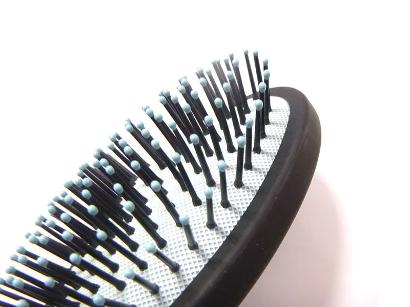 Plastic Handle Detangle Hard Bristle Scalp Massager Comb Set