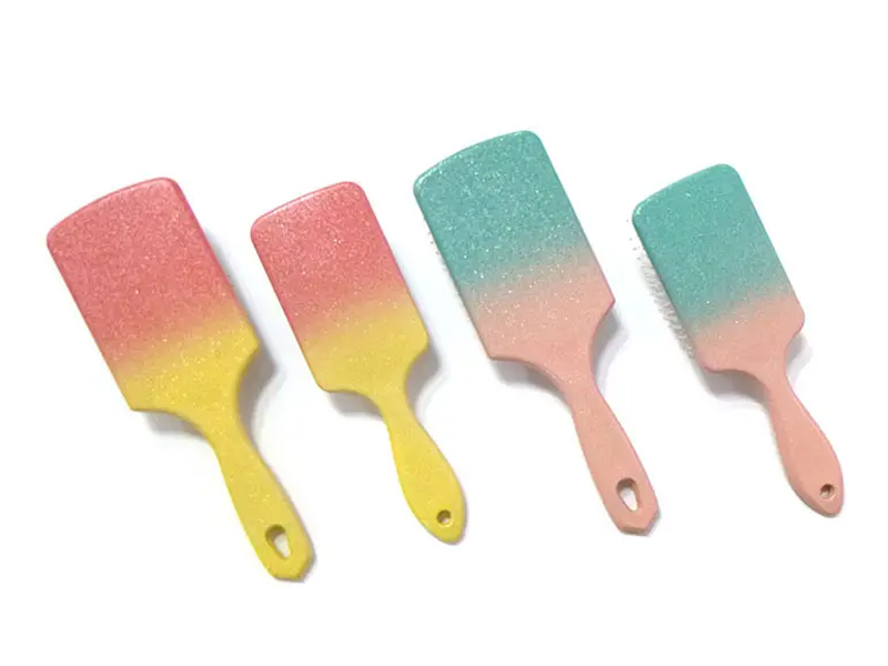 Straightener Plastic Bristle Hair Brush