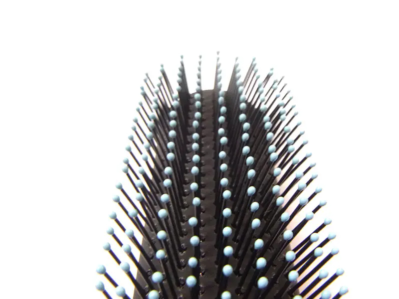 Plastic Handle Detangle Hard Bristle Scalp Massager Comb Set