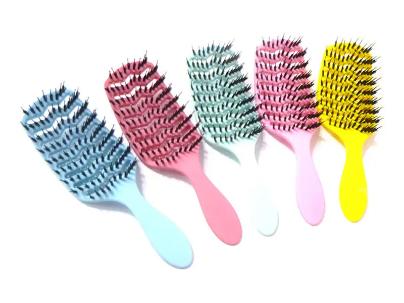 Curved Vent Paddle Hair Extension Brush