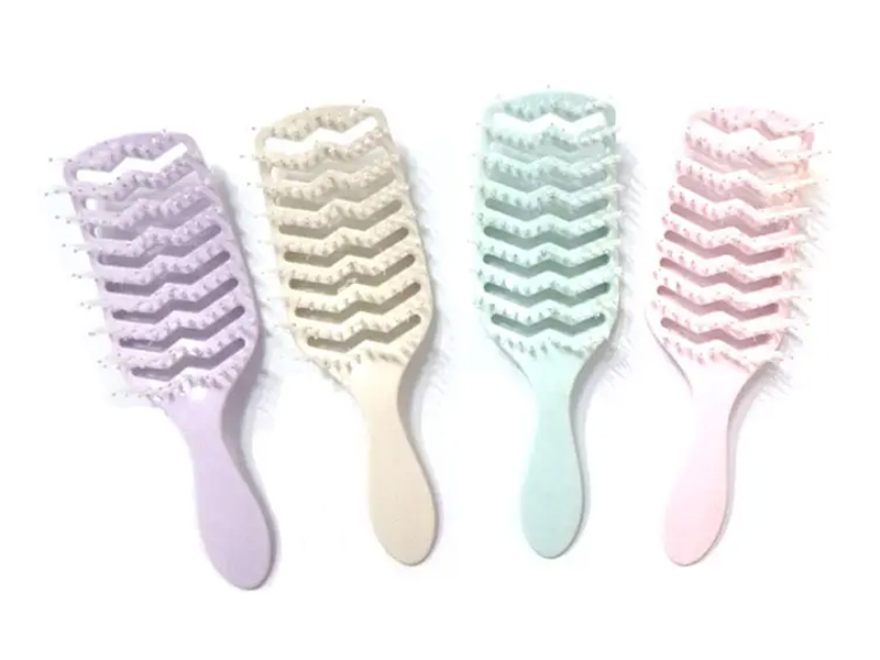 Plastic Natural Vented Paddle Hair Brush