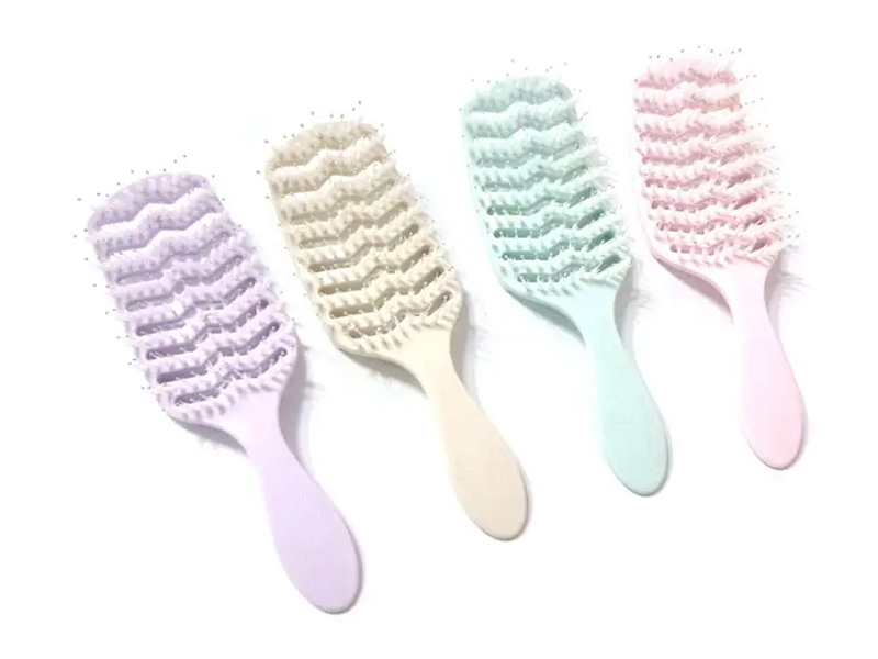 Plastic Natural Vented Paddle Hair Brush