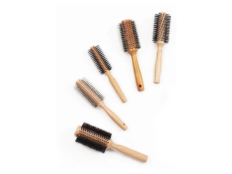 Round Wooden Hair Brush