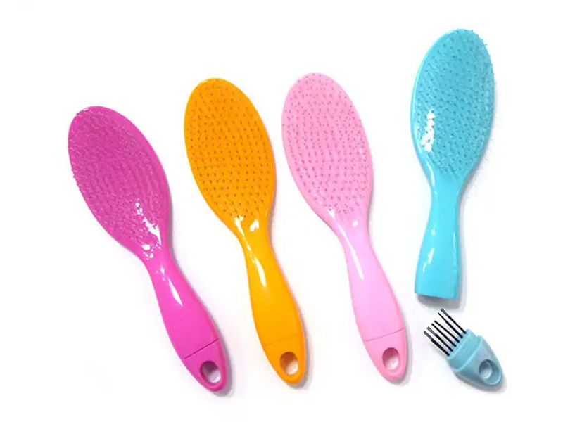 Nababakas na Handle Pink Heat Resistant Hair Comb
