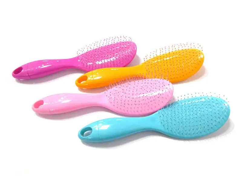 Nababakas na Handle Pink Heat Resistant Hair Comb