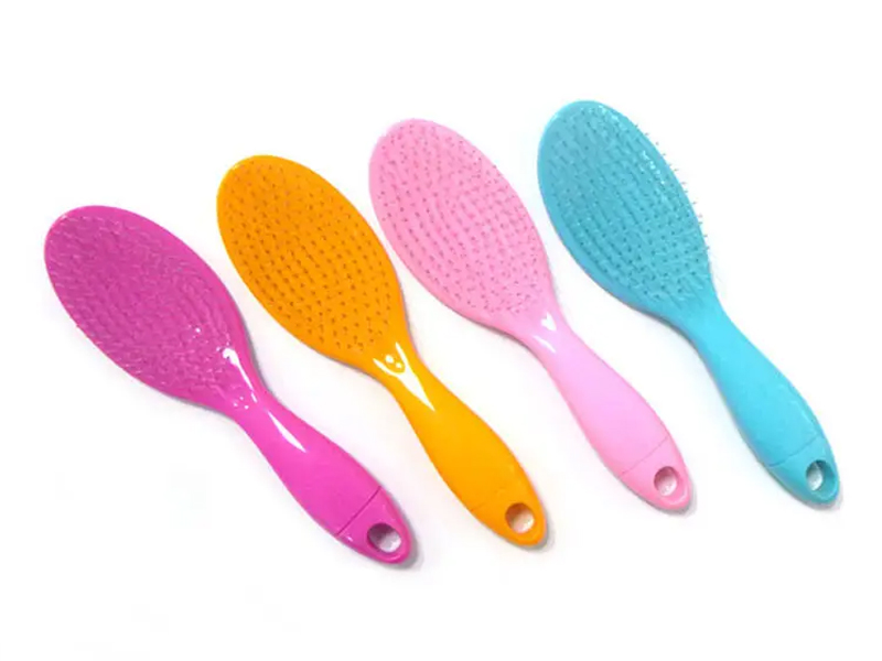 Nababakas na Handle Pink Heat Resistant Hair Comb