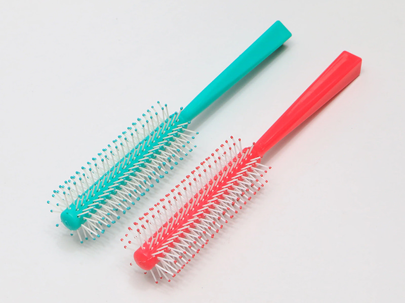 Kids Detangling Color Pink Wig Round Octopus Brushes