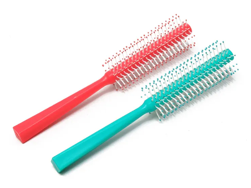 Kids Detangling Color Pink Wig Round Octopus Brushes