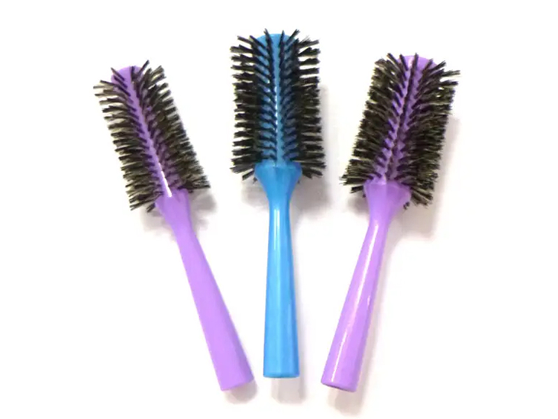 Round Colorful Nylon at Boar Bristle Hair Styling Hair Brush