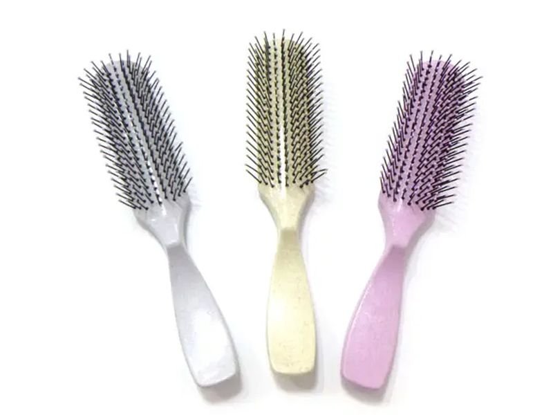 Plastic na Makukulay na Detangling Hair Brush