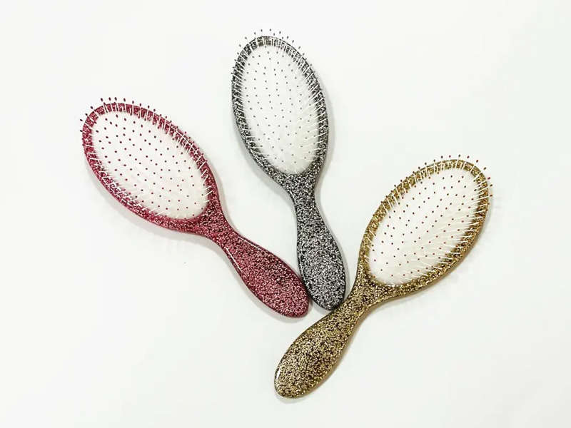 Glitter Detangling Cushion Hair Brush