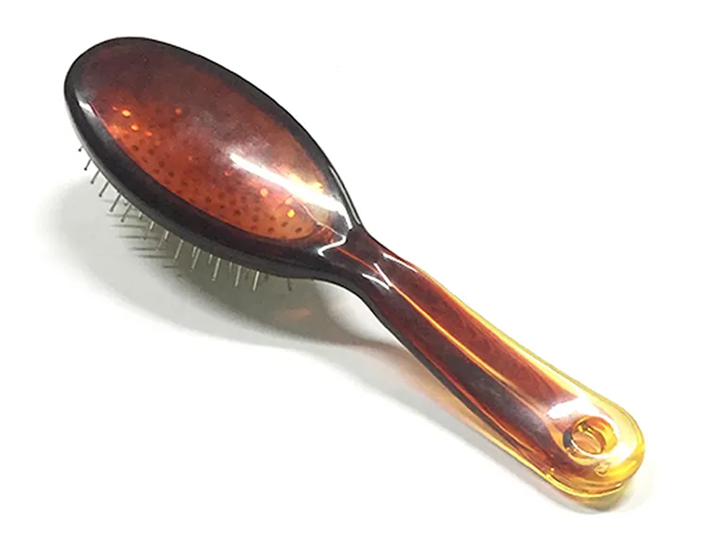 Amber Color Head Massage Hair Brush