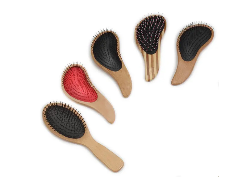 Wooden Cushion Pins Brush ng Buhok