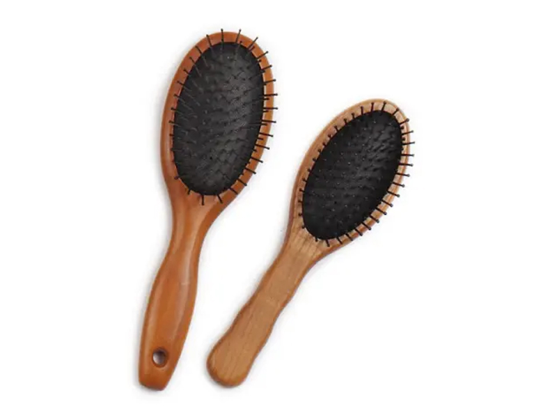 Wooden Cushion Pins Brush ng Buhok