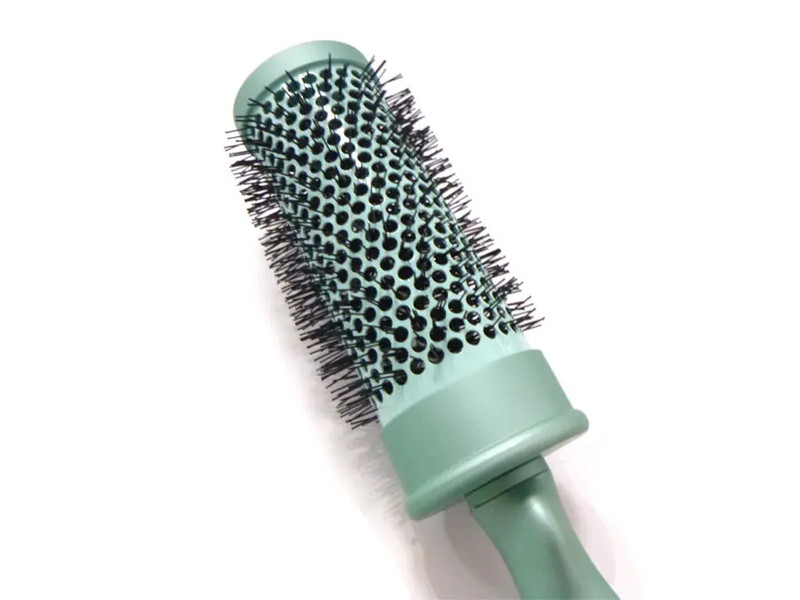Round Aluminum Tuber Rubber Coating Brush ng Buhok