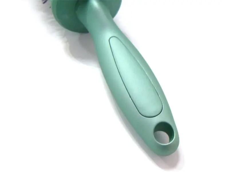 Round Aluminum Tuber Rubber Coating Brush ng Buhok